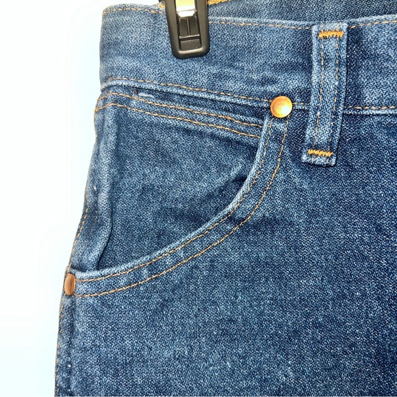 Wrangler Boys Cowboy Cut Original Fit Denim Jeans Size 10 Reg Adjustable Waist - Picture 5 of 13